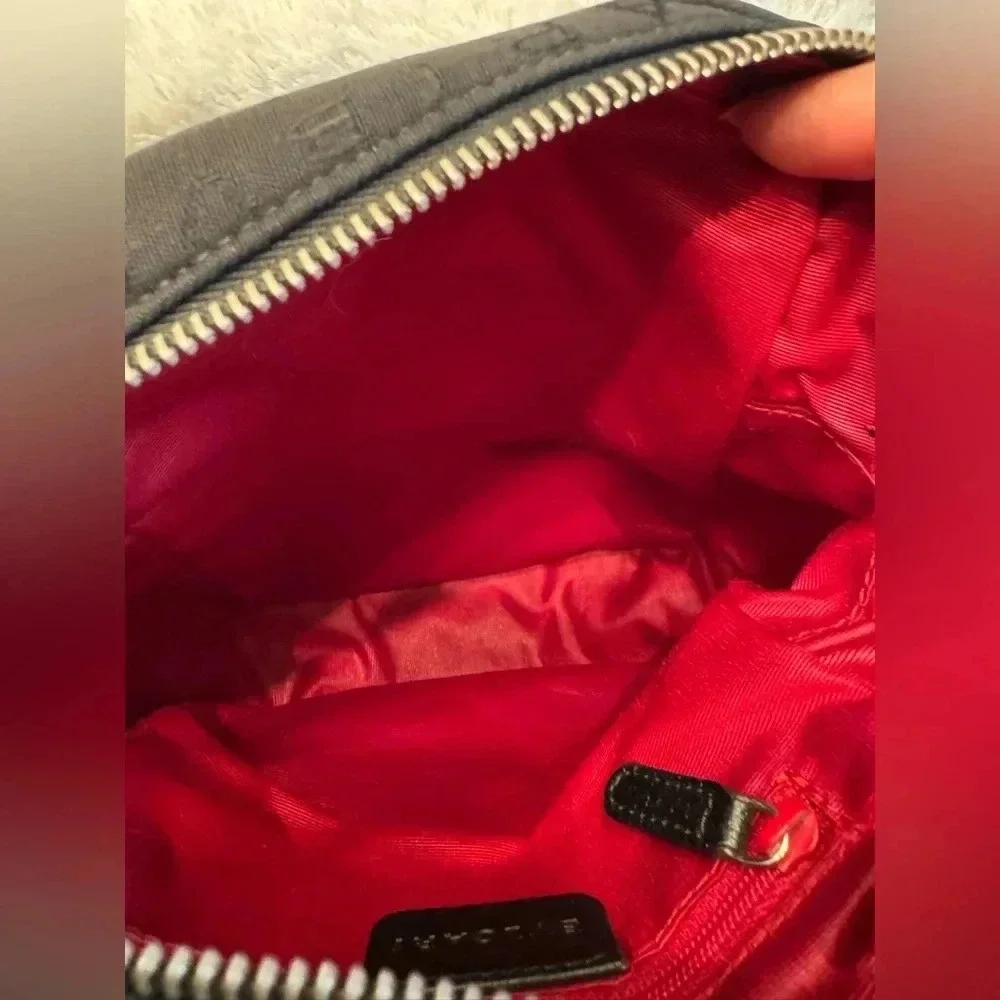 EUC Bvlgari Logo Mania Jacquard Campus Crossbody